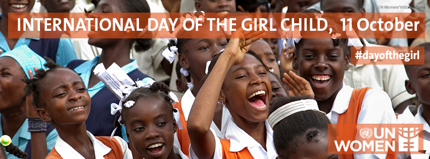 UN_Women's tweet photo. Investing in girls means progress for all. Happy #dayofthegirl! Learn more:  http://t.co/ZGktd6hdqp http://t.co/dGM1g8ZBVj