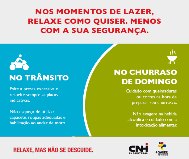 Aproveite o fim de semana com segurança! :)