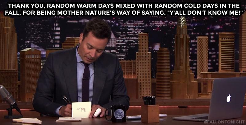 "Y'all don't know me!" - Mother Nature 🍁🍃⚡️⛅️☔️💨🍂🌈