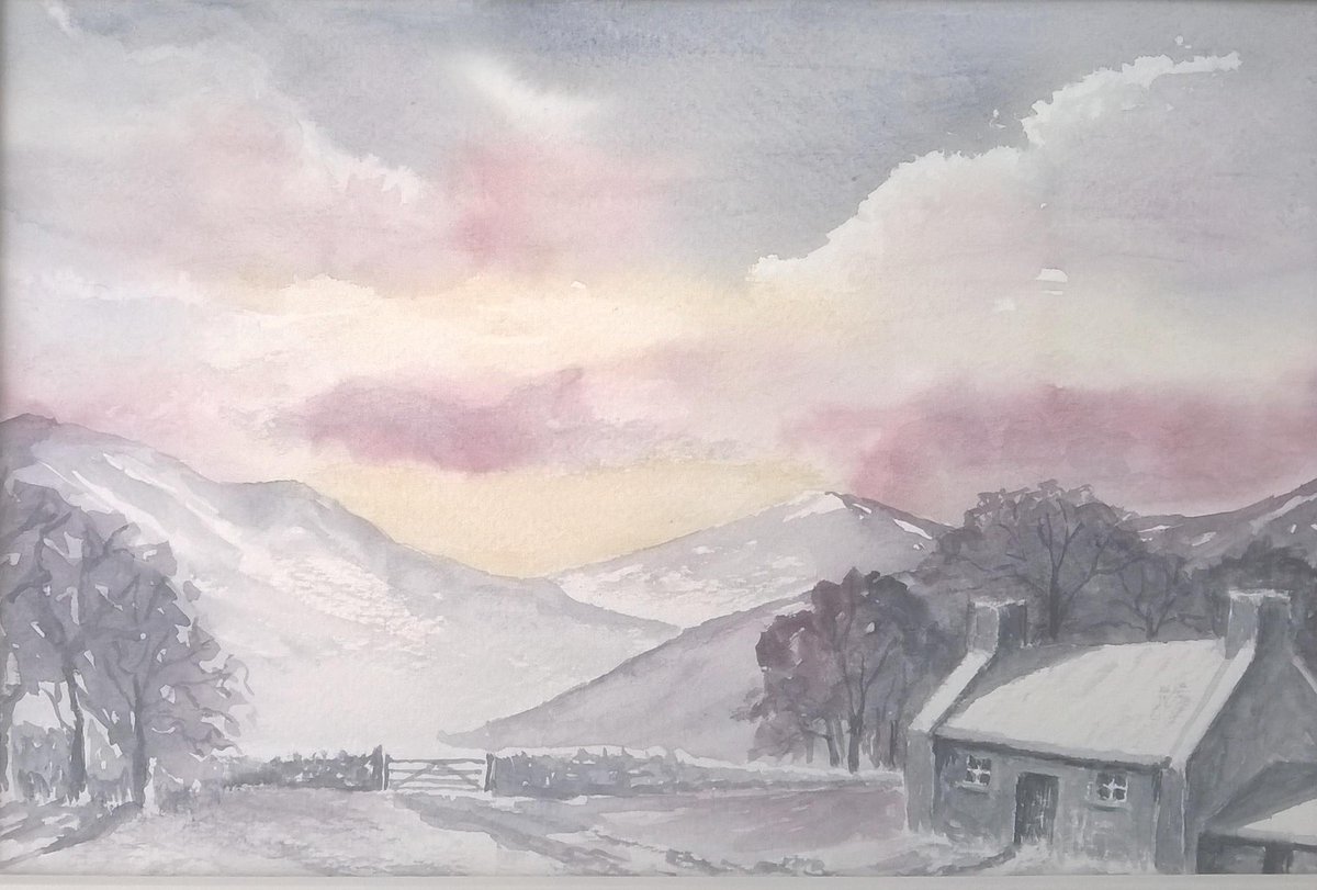 KateBeinder's tweet photo. Added to http://t.co/KASkEnpt6n #originalart #forsale #gift @artfinder #winter #landscape #katebeinderart http://t.co/fnkZ6HYvbv