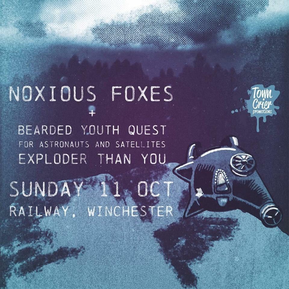 ForAstronauts's tweet photo. Tonight @noxiousfoxes @ExploderThanYou @BeardedYthQst http://t.co/vYTgL827Mf