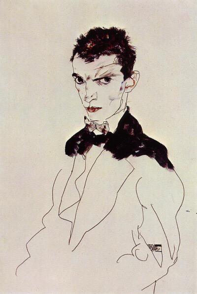vcngogh's tweet photo. Self-portraits by Egon Schiele, Vincent Van Gogh, Pablo Picasso and Frida Kahlo http://t.co/s48i1JGopL