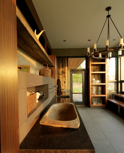globaltrends's tweet photo. Rustic Natural #ReclaimedWood Sink with Copper Counter Top - http://t.co/K2W6fv82Br http://t.co/op8GUX40Q4