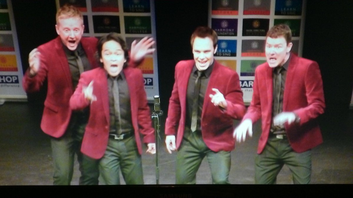 The #babsprelims audience loved 'Ain't That A Kick In The Head' from <a href="/Hustlequartet/">Hustle Quartet</a>!