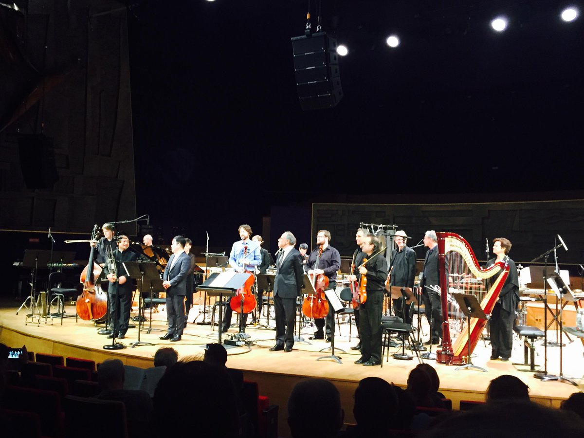 SartoryArtists's tweet photo. Wonderful #WUWEI #Sheng
@FESTIVALAUTOMNE #JPark Premiere @nieuwensemble #EdSpanjaard
Portrait 2015 #UnsukCHIN BRAVO http://t.co/99qAFn5DHa