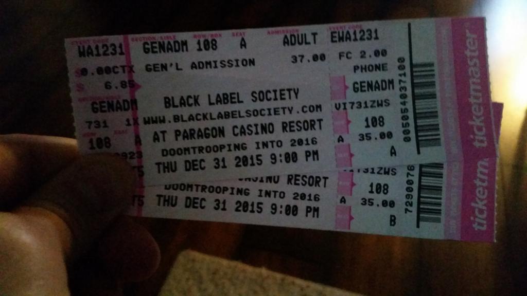 CosmicAtomic028's tweet photo. @ZakkWyldeBLS Got my tickets to my first #DoomCrew mass. #LouisianaChapter #SDMF #Doomtroopers http://t.co/tzxiAtUBit