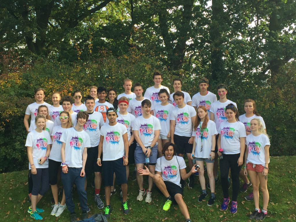 RutherfordHall's tweet photo. Rutherford smashing the colour dash! #redarmy #rutherfordrepresent http://t.co/5QPKqIksaN