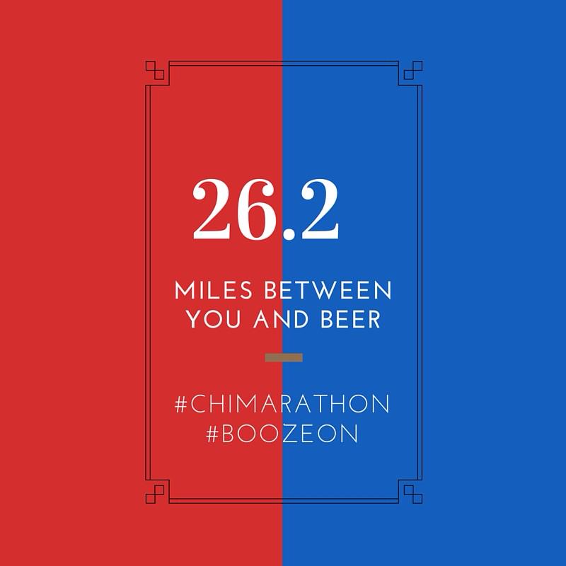 Boozygirls's tweet photo. Beer ahead. Run strong. #ChiMarathon #boozeon #Inspiration http://t.co/Zr8w1QLR49