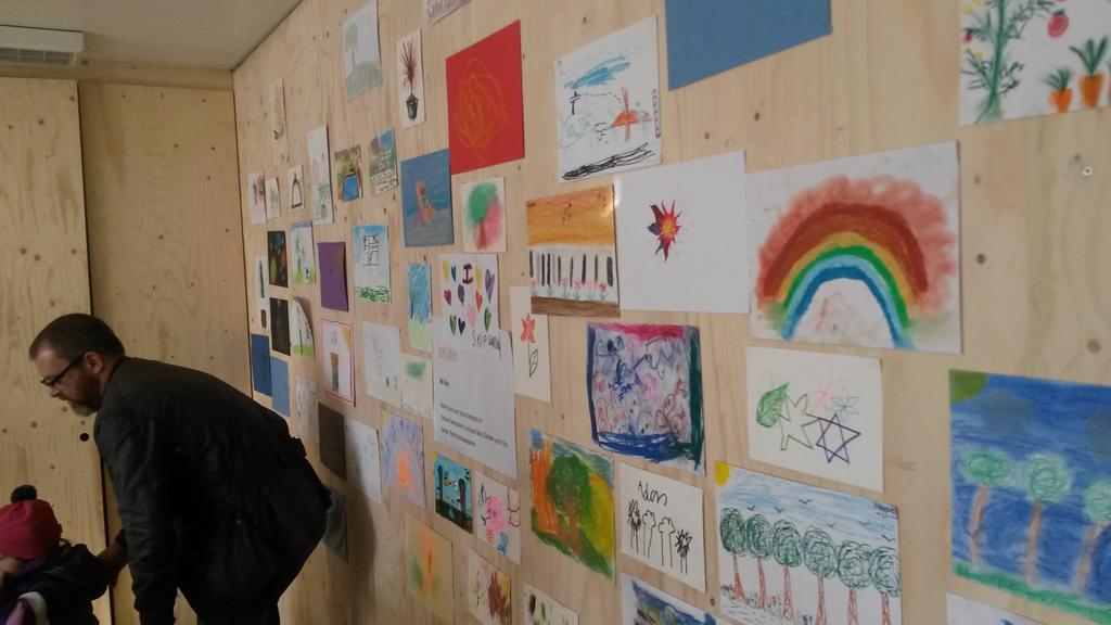 The_Big_Draw's tweet photo. Thanks for all your beautiful drawings today at the skip garden #drawingtheworld http://t.co/bjrwTw0GBb