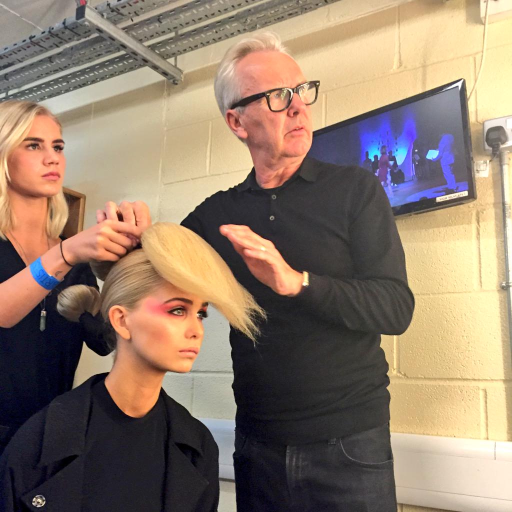 A sneaky look backstage at the #alternativehairshow with the #AndrewCollingeArtTeam