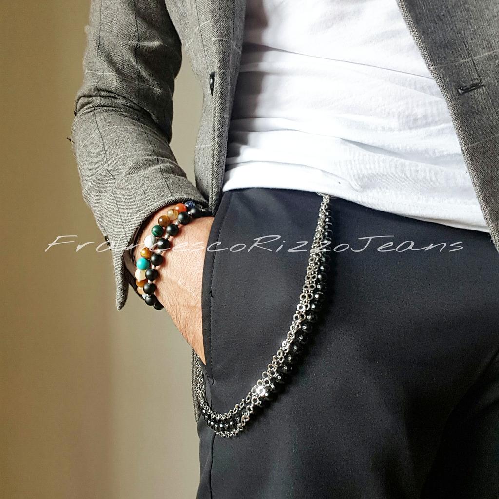 FirstFashionOne's tweet image. #bracelet #jewelry #menpocketchain #jeans #gq#elle #pic #fashion #shop #tweet #unisex #accessories #men #woman #my