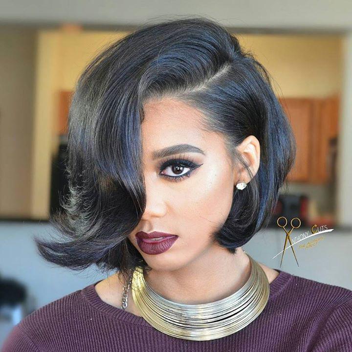 Black Girl Bob Cut