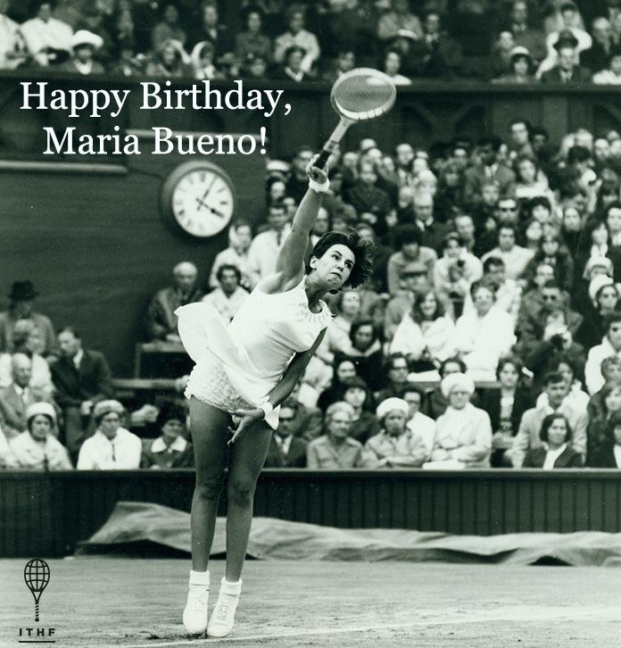 After her 1st Wimbledon crown, headlines proclaimed: Maria She s Bueno. Wishing Maria Bueno a Happy Birthday! 