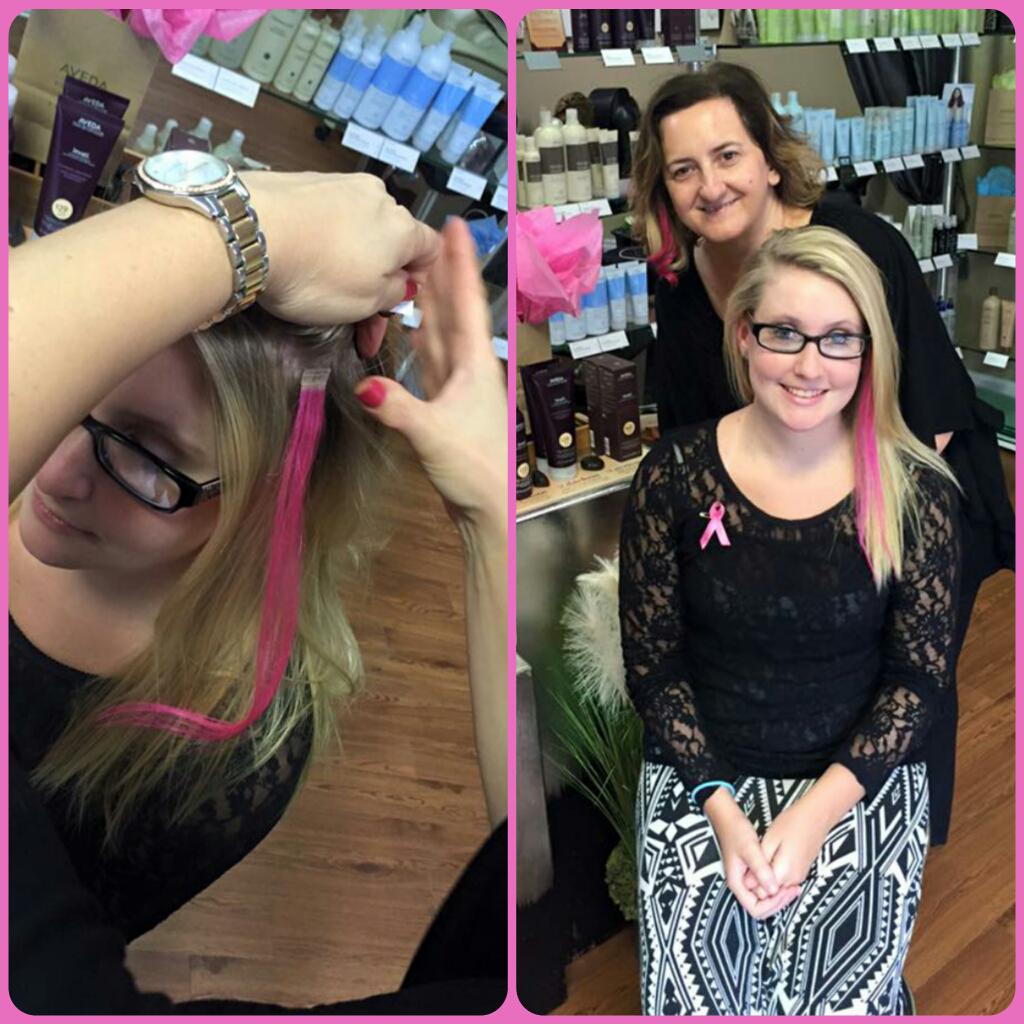 hairsalonfusion's tweet photo. #pink @babe_things for #breastcancerawarenessmonth #babeextensions #gopink #pinkribbon #kernersville http://t.co/BQlZ5k51pV