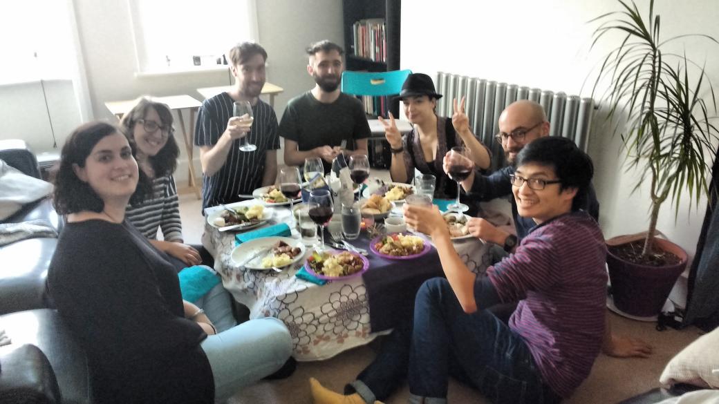 markettoplate's tweet photo. #Thanksgiving dinner was great to share #friends! @martasalafont @colbydjones @hello_gust @sunnycheungart http://t.co/AJxfpDCyQl