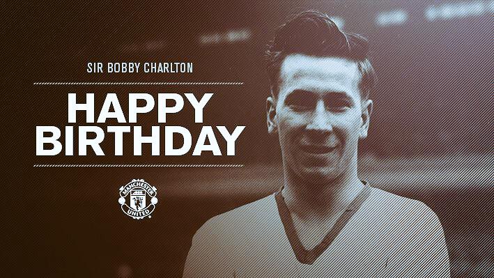 Happy birthday Sir Bobby Charlton 