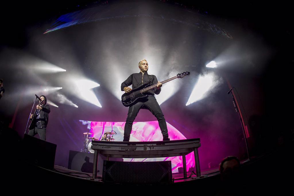 FOBAlerts's tweet image. Fall Out Boy performing in Bournemouth, UK at @BICPAV - 10/10/15
