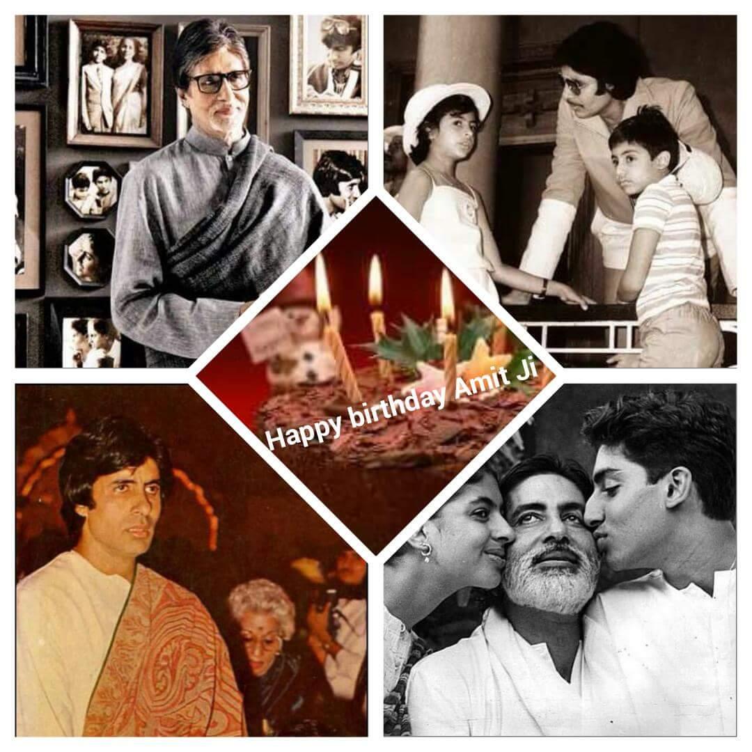 Happy birthday Amitabh Bachchan ji   