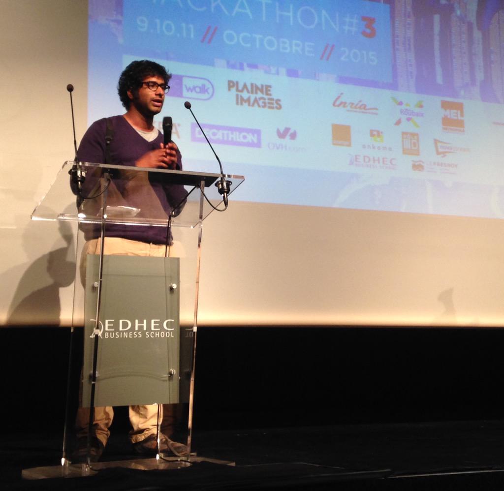 HappyHackingD's tweet image. Le prix de la technique va a MeetMachine! #HHD2015 #hackathon #hackathon