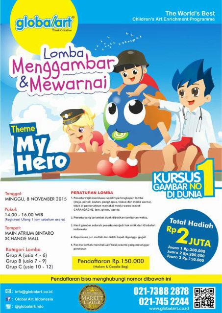 GlobbieBintaro's tweet photo. @Kurniadi68Budi: @KabarBintaro dftarkan sgra putra/i Anda lomba"Menggambar&amp;Mewarnai",tempat terbatas @GlobbieBintaro http://t.co/ae9zhCWeyv