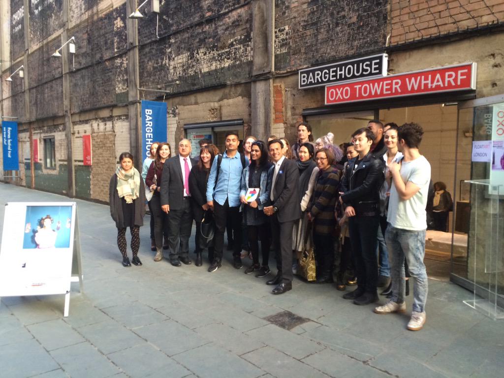 FloatArt's tweet photo. Congratulations Kiran!! Fantastic end to #floatart15 & well done to all the artists involved http://t.co/3LC7CTxBgo http://t.co/qIM6uyrZC8