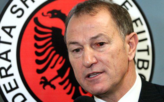 Il tecnico dell'Albania Gianni De Biasi.