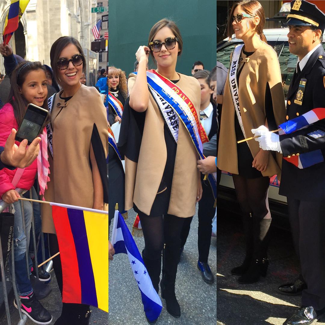 Miss Universo Paulina Vega hoy en el desfile anual en la 5ta Avenida de Nueva York CRDwzLVXAAAcWNy