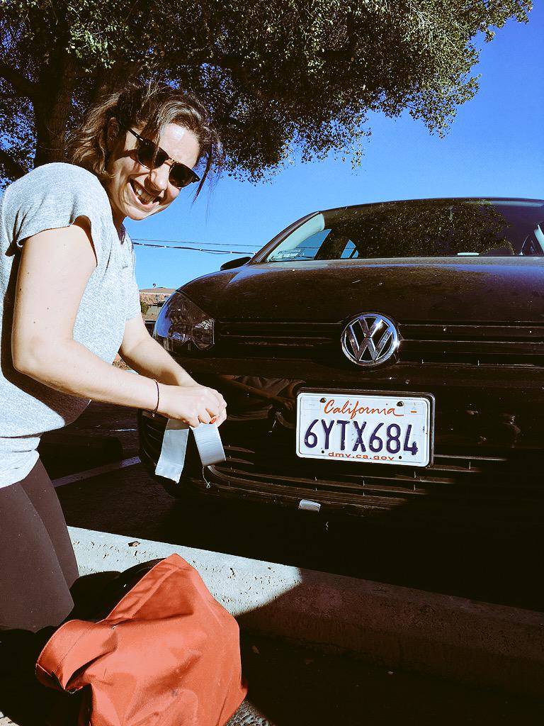 Points for ingenuity, but not going to lie, I'm a little concerned about <a href="/LK/">Laura King</a> making it home 😬