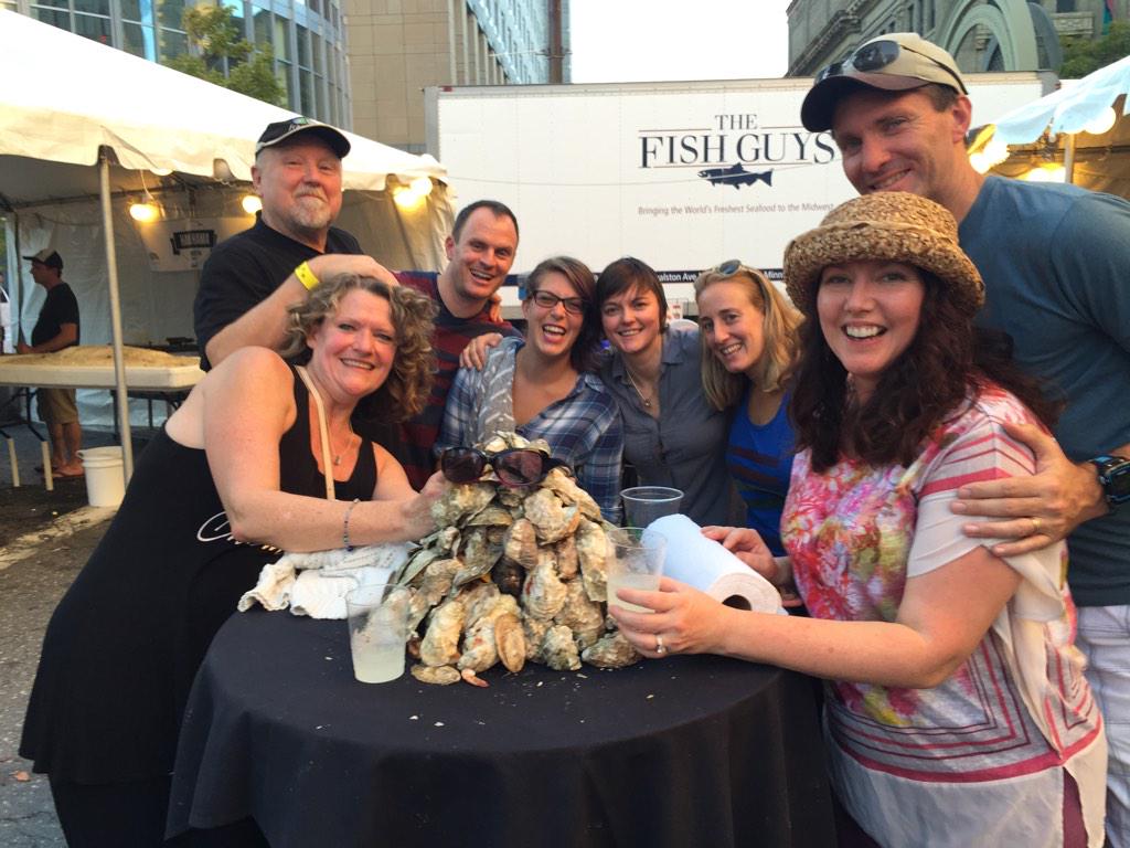 meritage_stpaul's tweet photo. Nice stacks!
An organic contest, guest driven, whose got the #beststack ? #oysterfest http://t.co/kibA5m0pgF