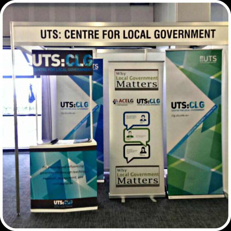 UTSIPPG's tweet photo. Who’s at the @lgnsw Conf? Come and visit our booth for a chat about #WLGM and more. #UTSEngage #localgov #lgnsw2015 http://t.co/dpGpbL96Zw