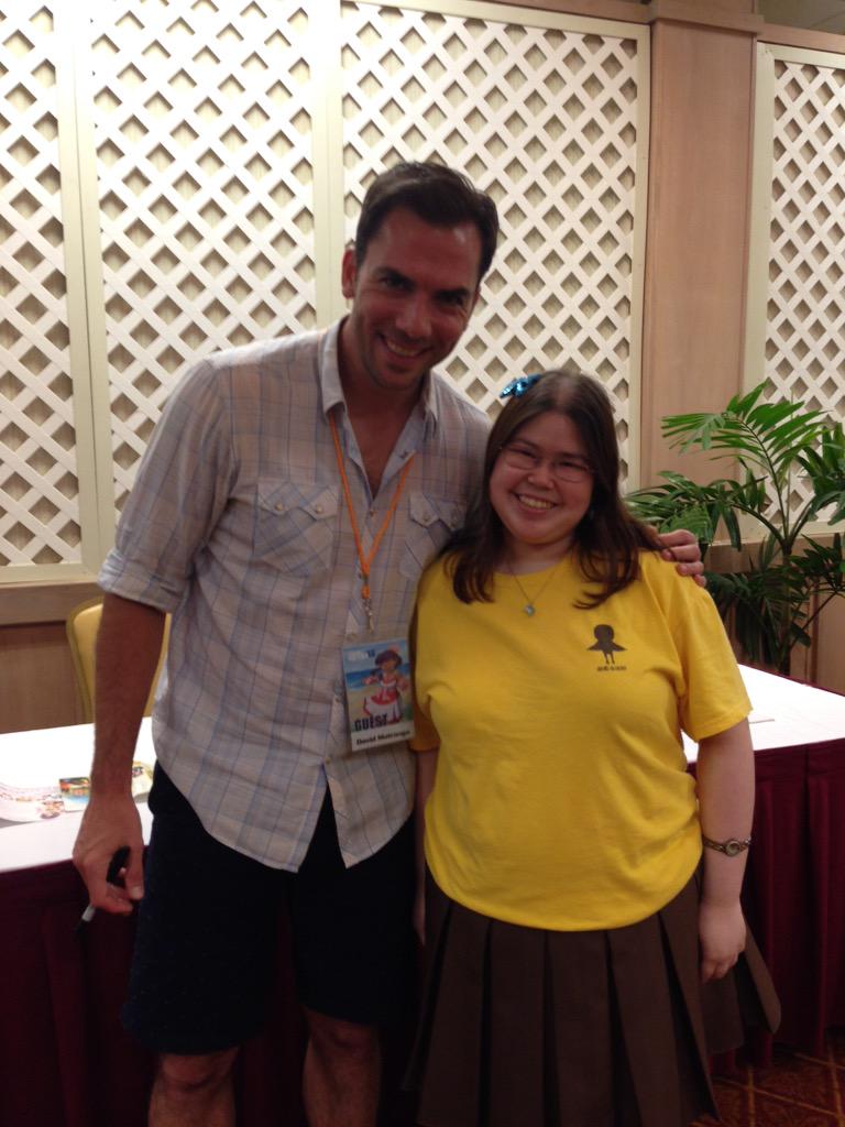 xKiYoMiNaTiONx's tweet photo. Thanks so much @Rialisms and @DavidMatranga1 for coming to @AnimeOhana It was great meeting the both of you! http://t.co/tFwo6CtLOA