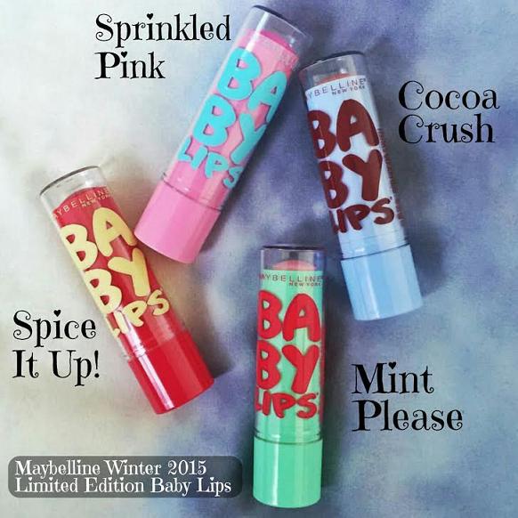 Beauty_Markets's tweet photo. Maybelline Winter 2015 Limited Edition Baby Lips Collection http://t.co/NGti4p6bx7 #beauty http://t.co/WegON4goEU