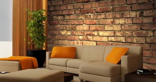 CranberryDixin's tweet photo. Brick wallpapers to recreate your living rooms http://t.co/64E0T8oktA