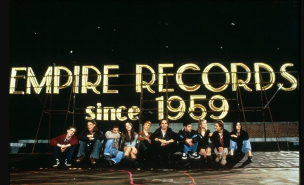 johnnywhitworth's tweet photo. Wow...20yrs since I glued quarters 2 the floor&amp;waited to kiss Liv #EmpireRecords-Us THEN&amp;NOW http://t.co/nncQDXhWSg http://t.co/kZdyZD3n35