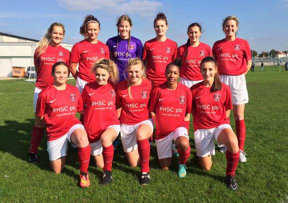 CAFCWomen's tweet photo. Great 3-2 win for Development Team today goals from Channin, Vicky &amp; Ruby &amp; a senior debut for Lucy #UpTo3rdInLeague http://t.co/NsUHAw7AmP