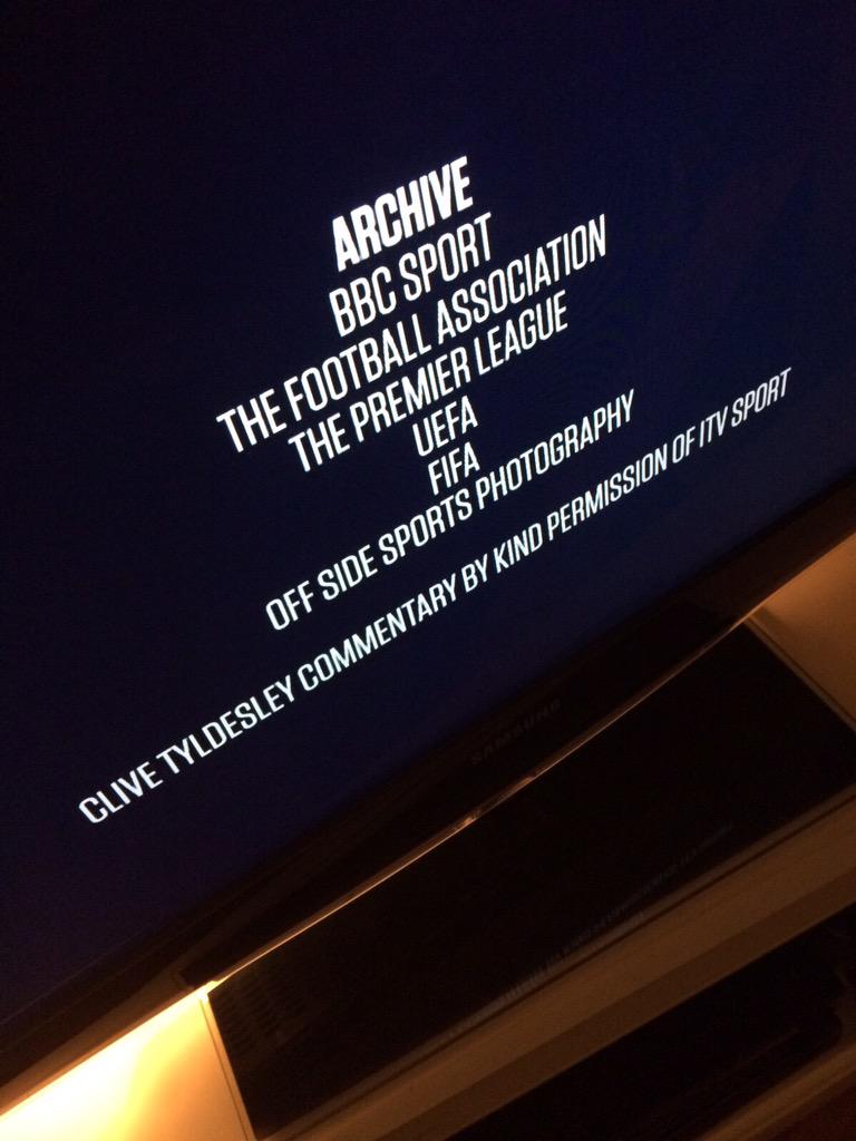 simonstacpoole's tweet photo. Finally watched @WayneRooney doc #manbehindthegoals - nice to see @welloffside again amongst the contributors. http://t.co/w1yqxKl6js