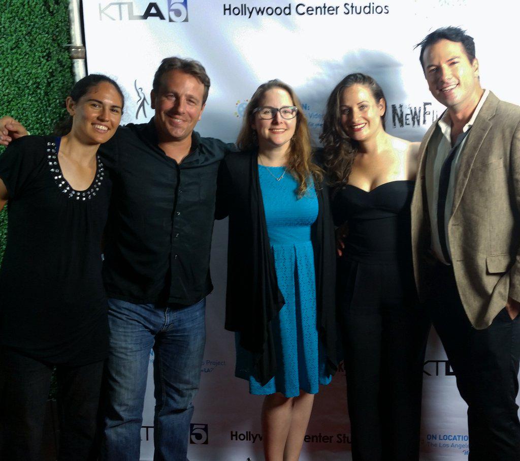 RobertNHower's tweet photo. The cast and crew of Stardust. #newfilmakersla http://t.co/t03rTm2Xcl