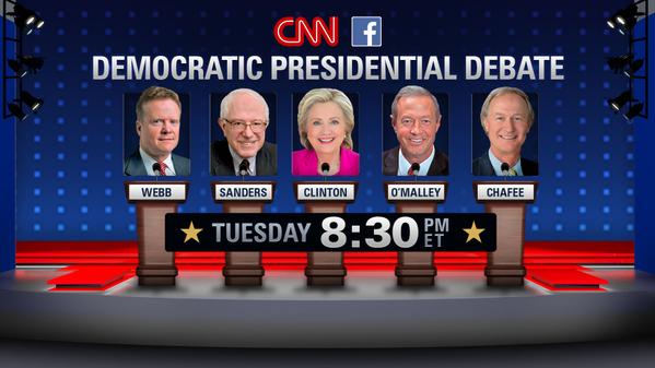 CNNPolitics's tweet photo. .@CNN reveals the #DemDebate lineup http://t.co/sAqGDCc3KW http://t.co/vCb1KRW7EL http://t.co/wvPSLUBFHc
