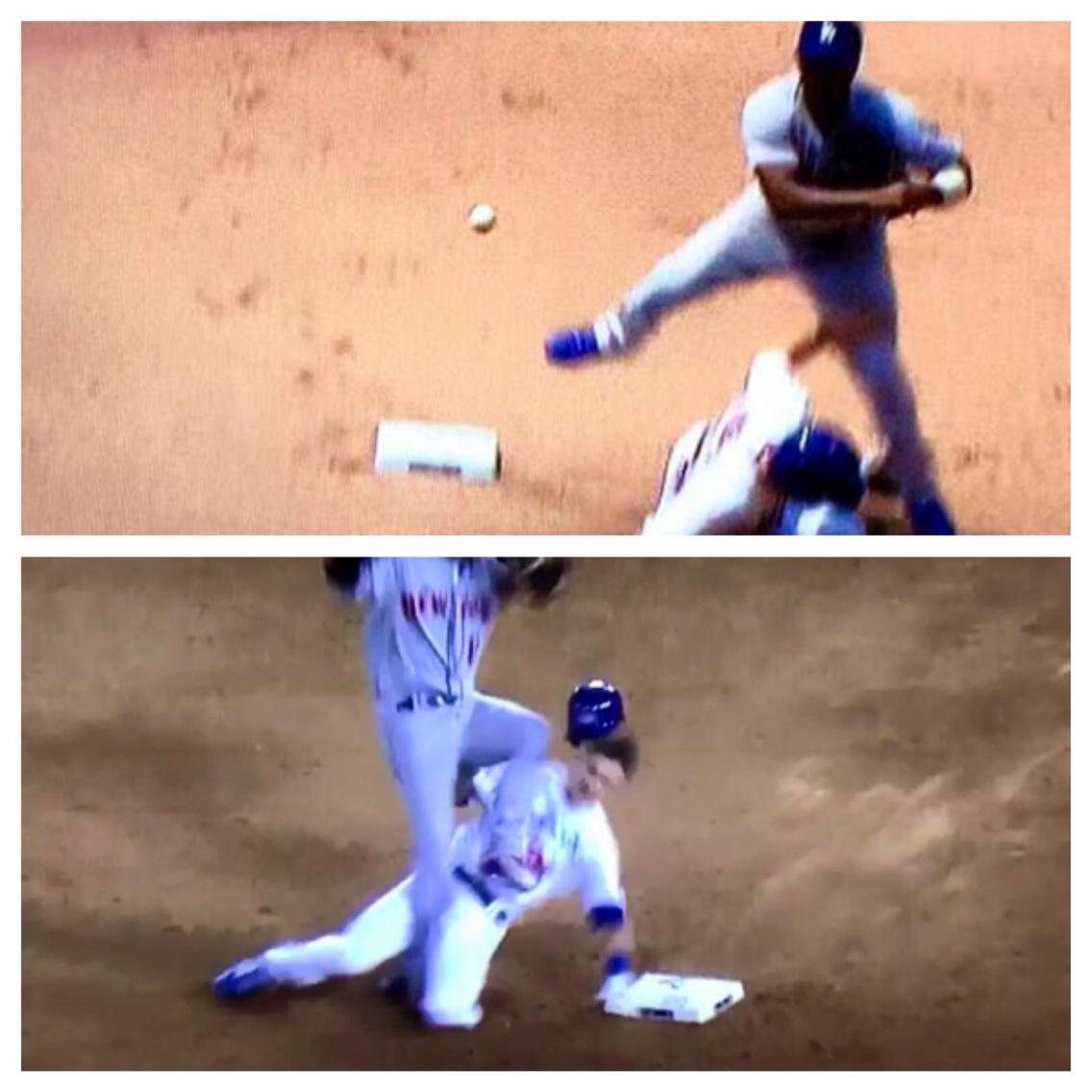 pgammo's tweet photo. Murphy taking out Utley. Was not suspended http://t.co/T4cr7pKE3E