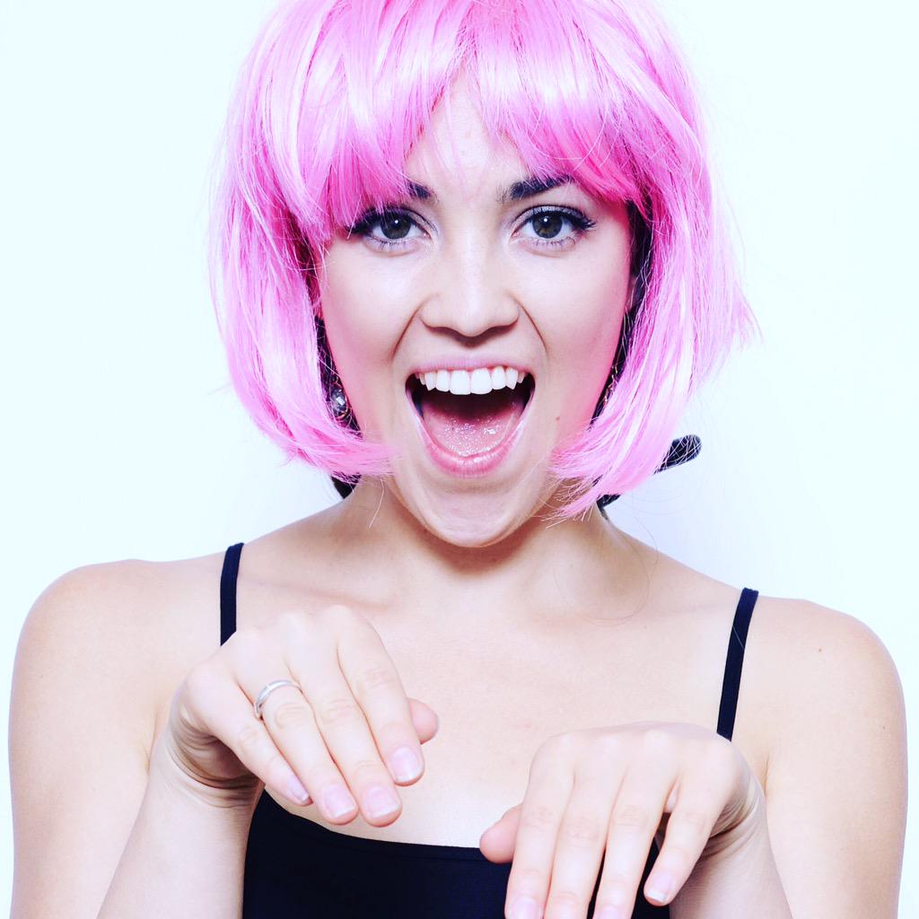 Triciabrooks14's tweet photo. Let's get #goofy. #ubergoober #love #pinkhair #dontcare #joy #fun #seekjoy http://t.co/aFWeFr906S