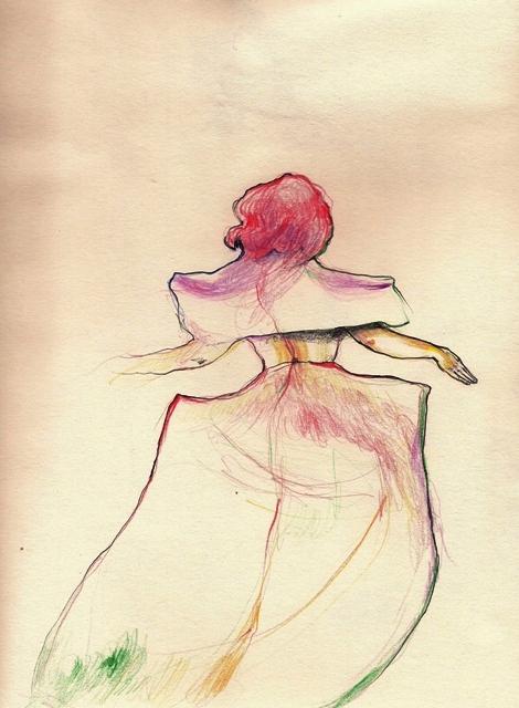 VBloukou's tweet photo. #Οδυσσεβάχ _ #colouredpencils on paper.#sketches http://t.co/vyuZzHnsV0
