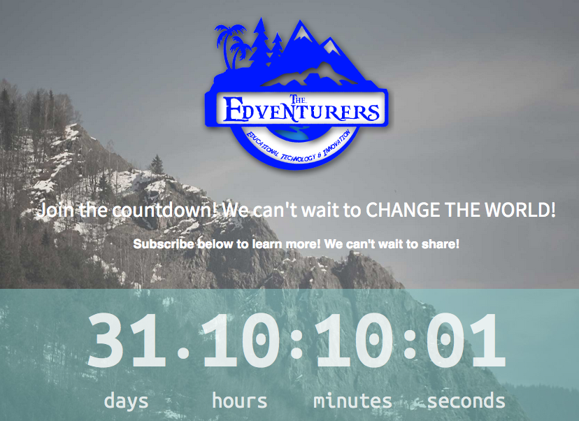 TheEdventurers's tweet photo. Join the COUNTDOWN! We can't wait to CHANGE THE WORLD! #TheEdventurers http://t.co/0R8wwsMwSf