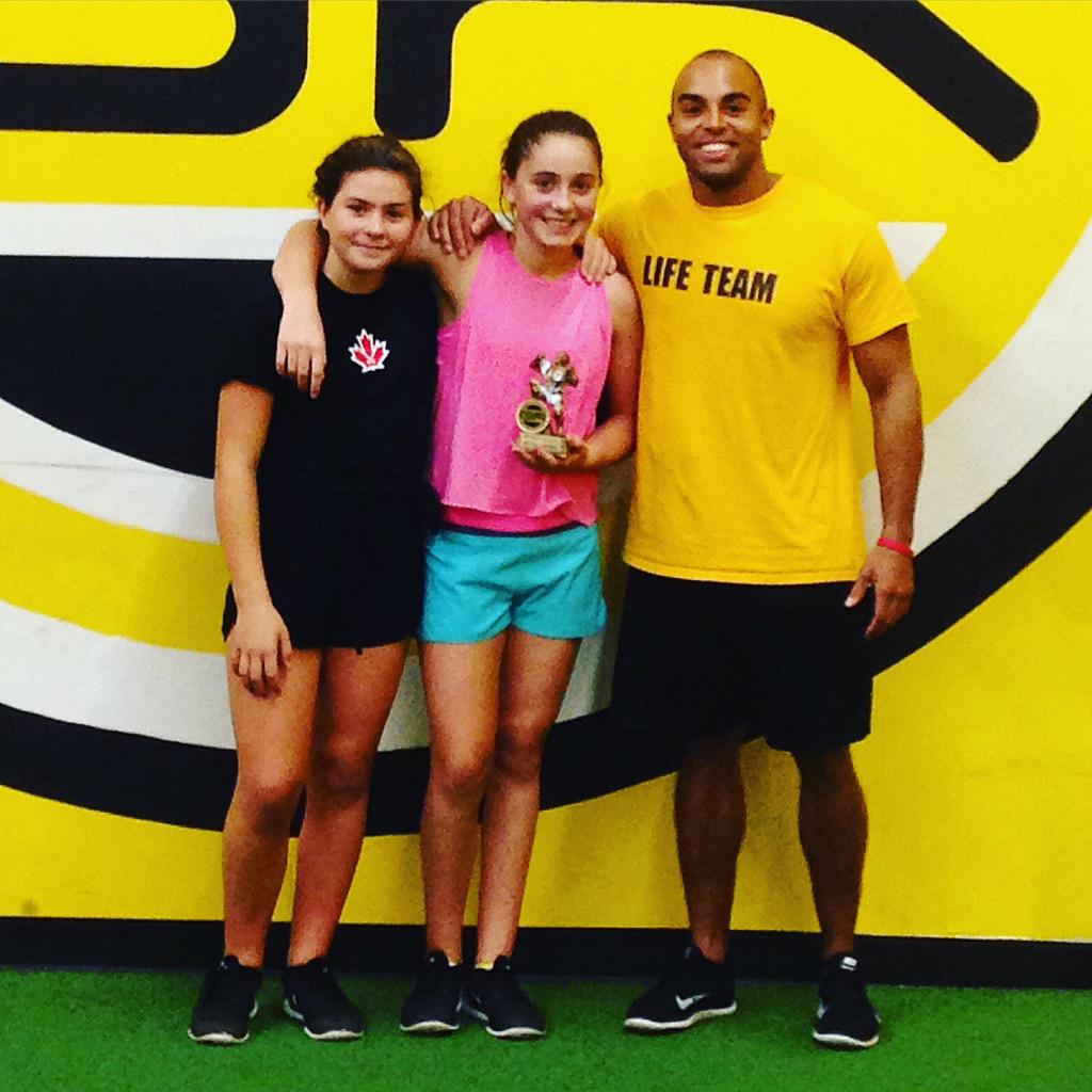 Congrats to our #AOTW Lyla Mollard and Julia Geatros!! Keep up the hard work, girls! 💪🏼 #HardWorkPaysOff