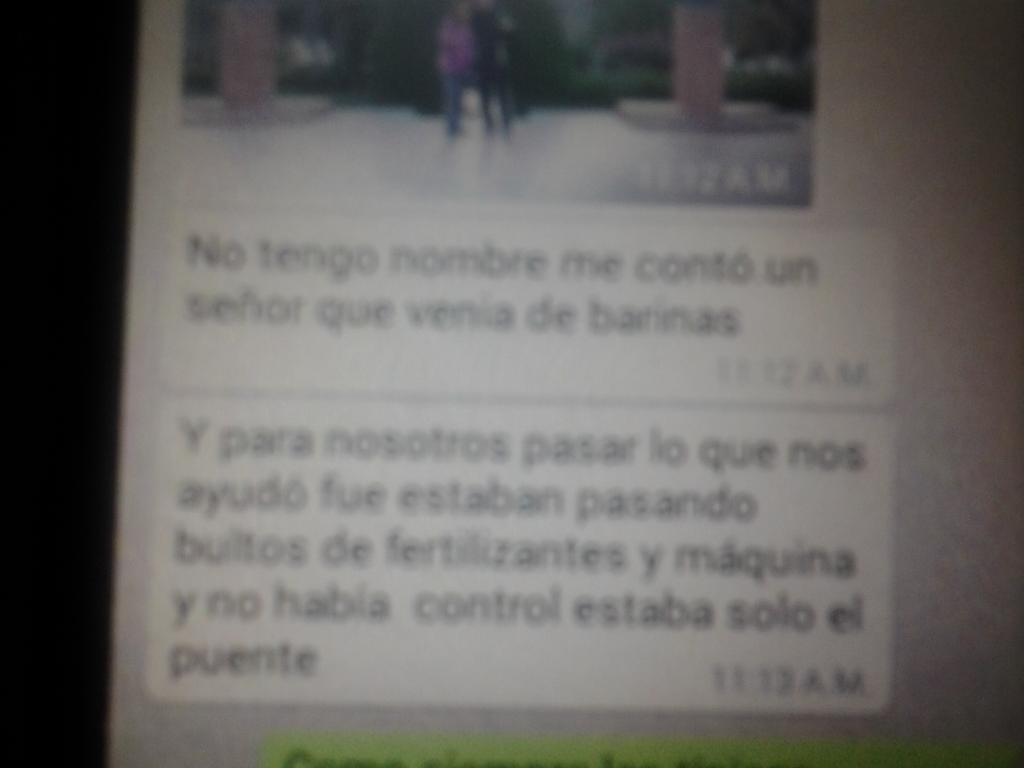 olgajaimes's tweet photo. #TROPA @VielmaEsTachira @vladimirpadrino @NicolasMaduro FRONTERA TACHIRA DELICIAS ELTABOR SIN VIGILANCIA  PASAN TODO http://t.co/eJ2VPU9bjC
