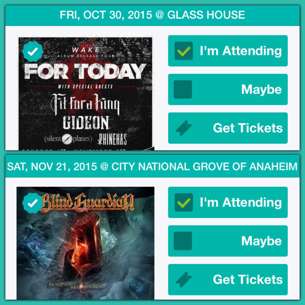 ruben_reed's tweet photo. Stoked for these two shows. #fortoday #ffak #fitforaking #phinehas #gideon #silentplanet #blindguardian http://t.co/2gdzfItpuI