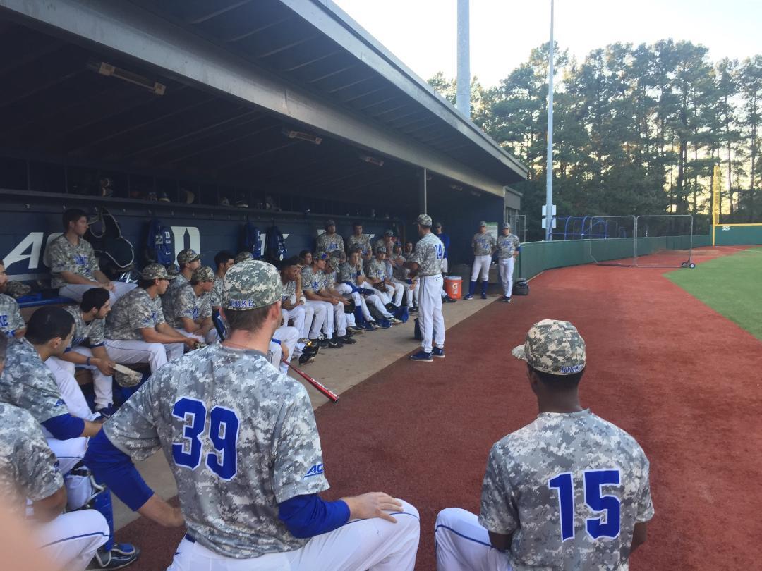 Chris__Edwards's tweet photo. Sharp! RT @Duke_BASE: Debuted our new camo uniforms at today's scrimmage #OperationBlueDevil http://t.co/dmrfNBT0zF