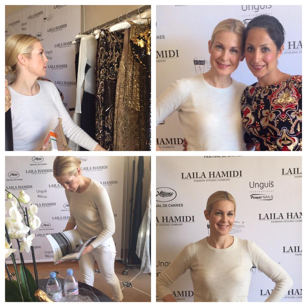 LailaHamidi2's tweet photo. LAILAHAMIDI exclusive VIP Styling Suite in Hotel Martinez Cannes @KellyRutherford ❤️ &amp; me😉 http://t.co/cCnLJfaIwn