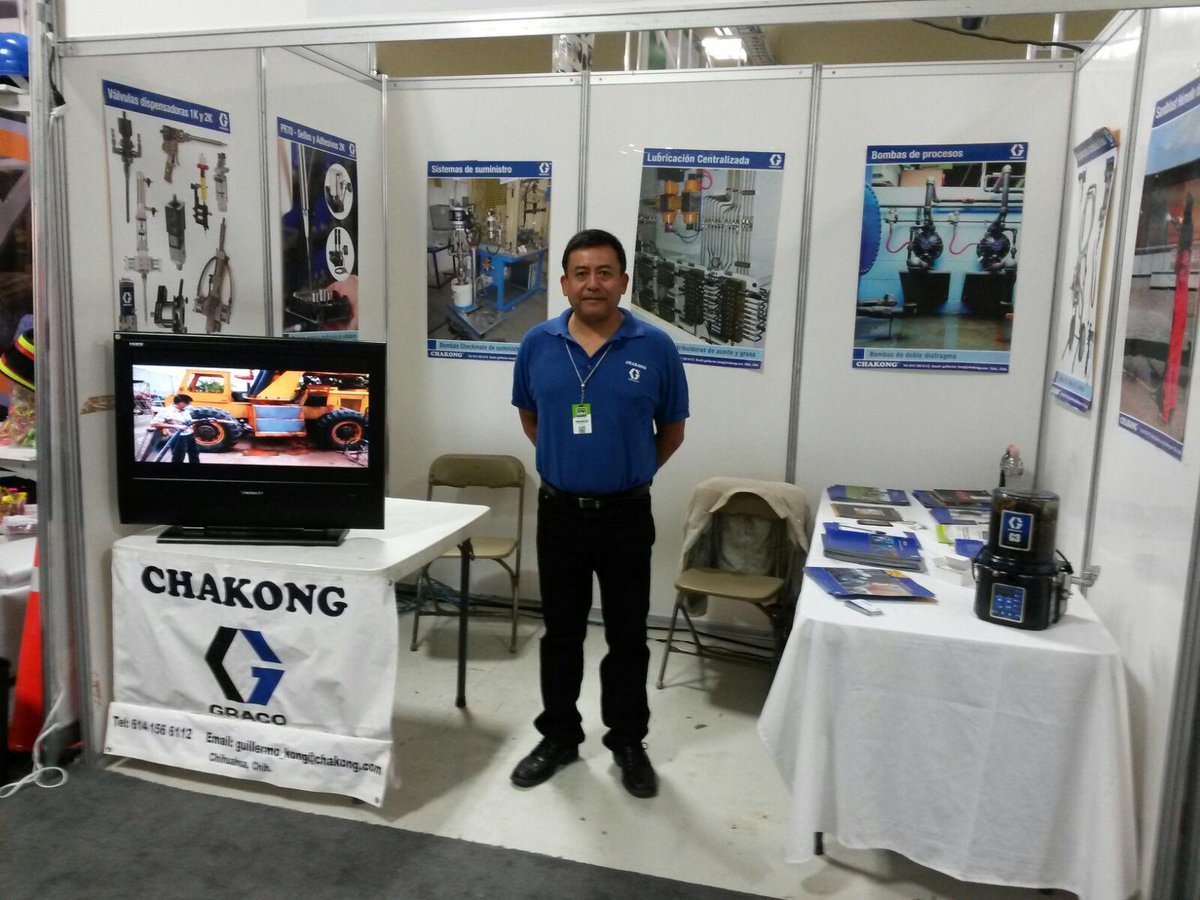 EquiposChakong's tweet photo. ExpoMRO 2015 CdJuárez exposición de materiales y servicios indirectos para maquiladoras #expomro #gracoinc @GracoInc http://t.co/OdhHIthReU