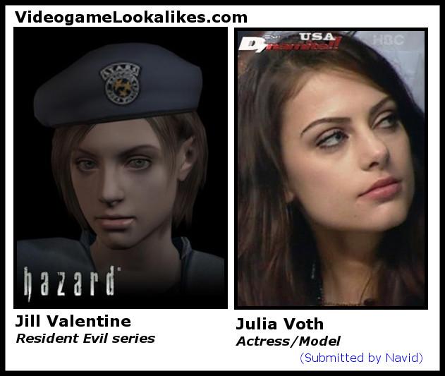 Videogame Lookalikes on X: Jill Valentine (Resident Evil series