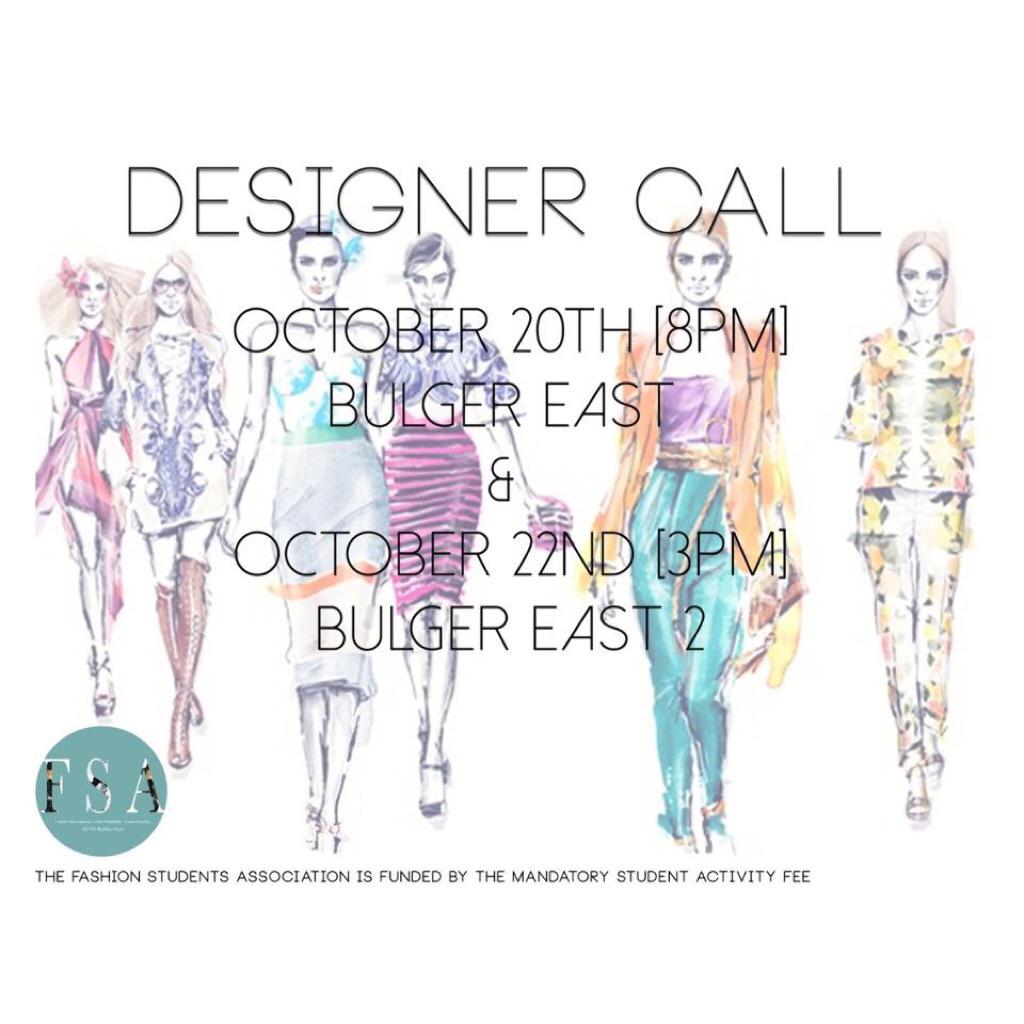 bscfashionclub's tweet photo. Calling all talented, committed, hardworking designers! Our Fall Fashion Show will be in November!#buffalodesigner http://t.co/I7TjfC36jh